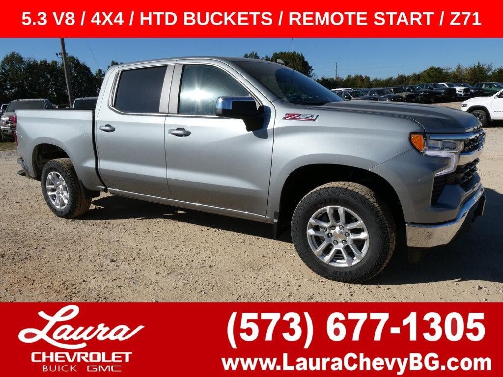 Sterling Gray Metallic 2026 Chevrolet Silverado 1500 Pickup Truck Four-Wheel Drive Automatic