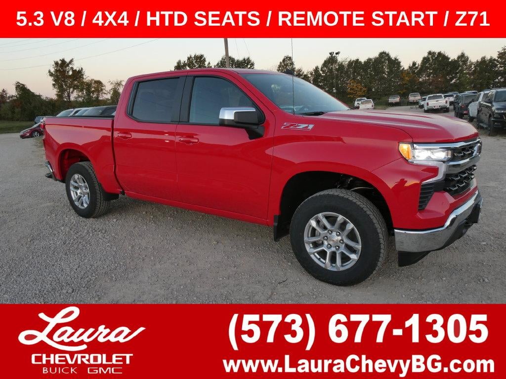 Red Hot 2026 Chevrolet Silverado 1500 Pickup Truck Four-Wheel Drive Automatic