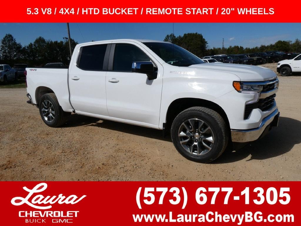 Summit White 2026 Chevrolet Silverado 1500 Pickup Truck Four-Wheel Drive Automatic