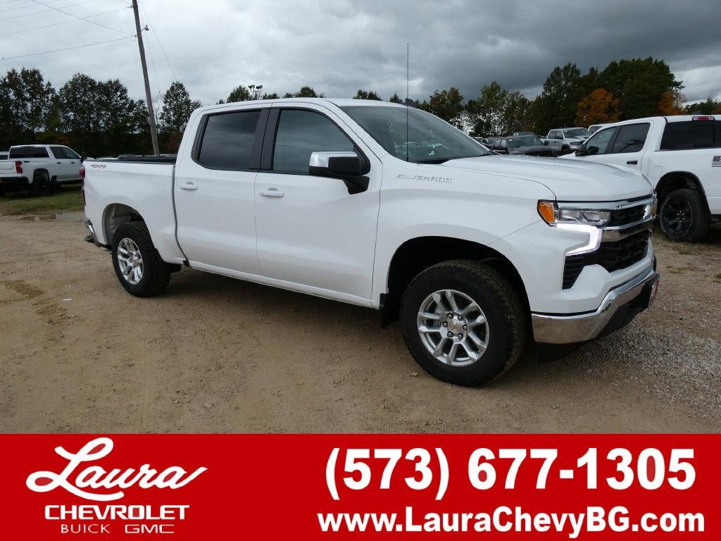 Summit White 2026 Chevrolet Silverado 1500 Pickup Truck Four-Wheel Drive Automatic
