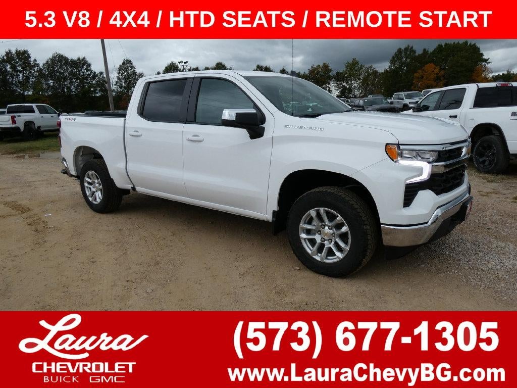 Summit White 2026 Chevrolet Silverado 1500 Pickup Truck Four-Wheel Drive Automatic