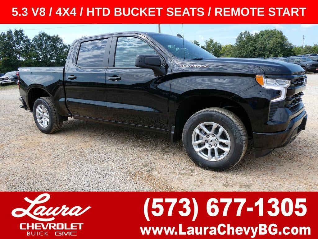 Black 2026 Chevrolet Silverado 1500 Pickup Truck Four-Wheel Drive Automatic
