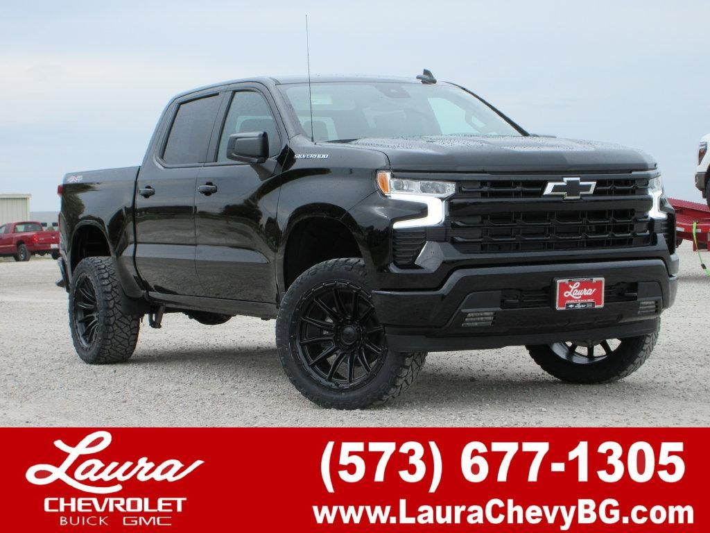 Black 2026 Chevrolet Silverado 1500 Pickup Truck Four-Wheel Drive Automatic