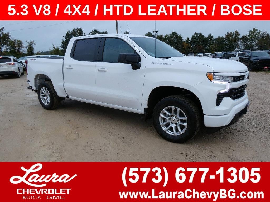 Summit White 2026 Chevrolet Silverado 1500 Pickup Truck Four-Wheel Drive Automatic