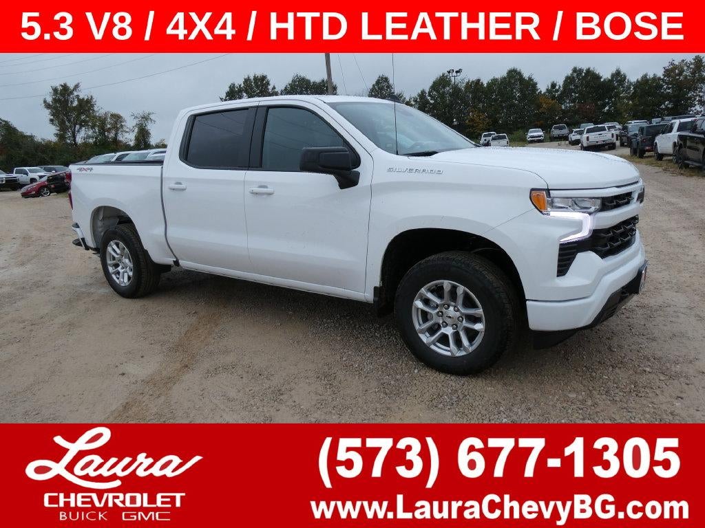 Summit White 2026 Chevrolet Silverado 1500 Pickup Truck Four-Wheel Drive Automatic