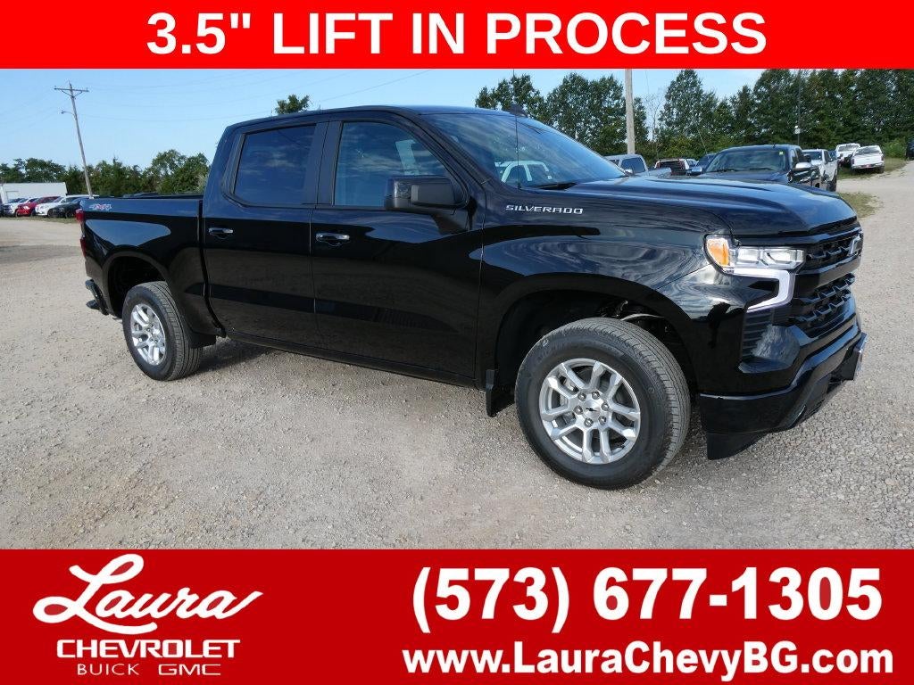 Black 2026 Chevrolet Silverado 1500 Pickup Truck Four-Wheel Drive Automatic