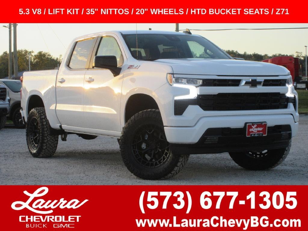 Summit White 2026 Chevrolet Silverado 1500 Pickup Truck Four-Wheel Drive Automatic