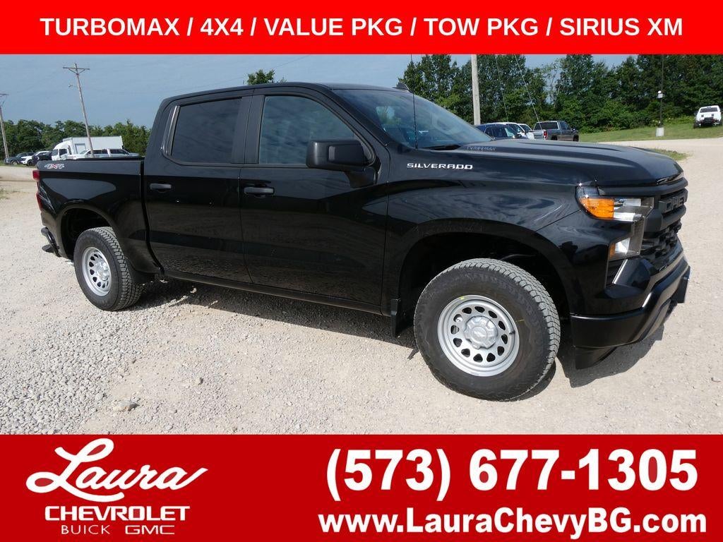 Black 2026 Chevrolet Silverado 1500 Pickup Truck Four-Wheel Drive Automatic