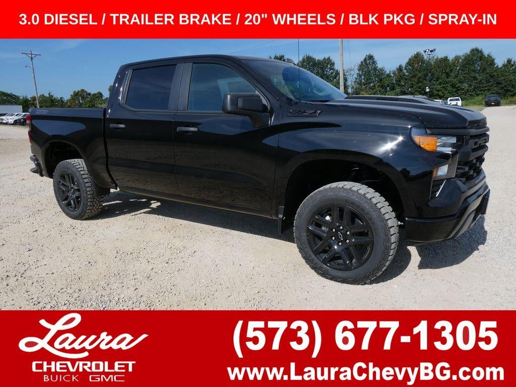 Black 2026 Chevrolet Silverado 1500 Pickup Truck Four-Wheel Drive Automatic