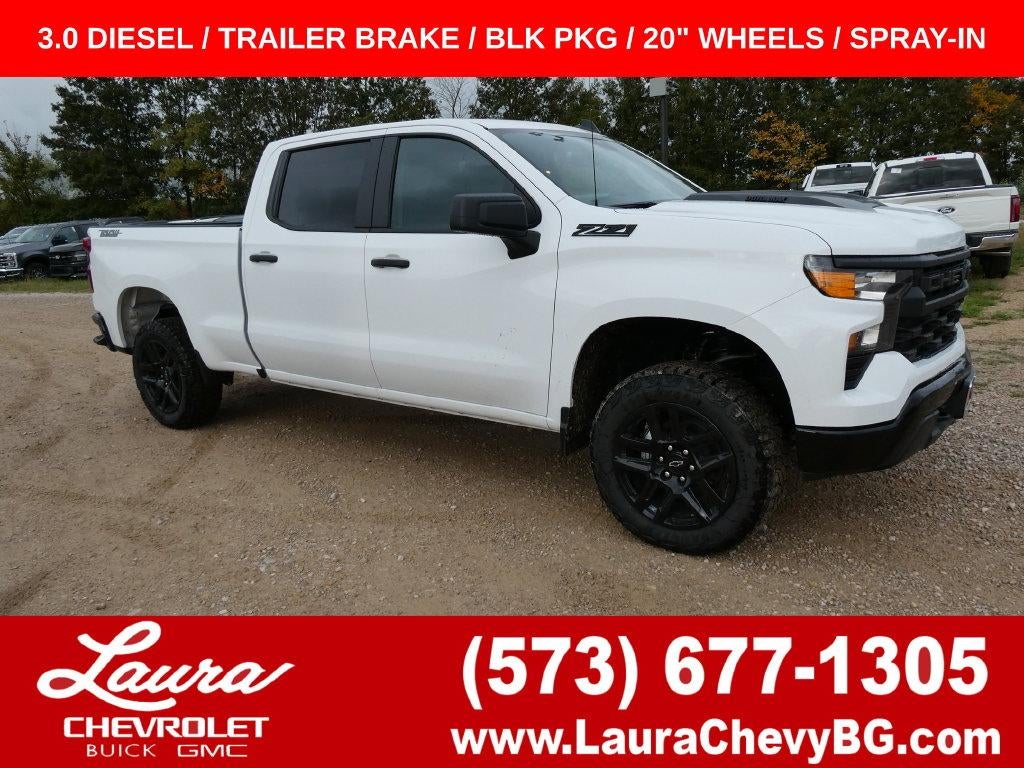 Summit White 2026 Chevrolet Silverado 1500 Pickup Truck Four-Wheel Drive Automatic