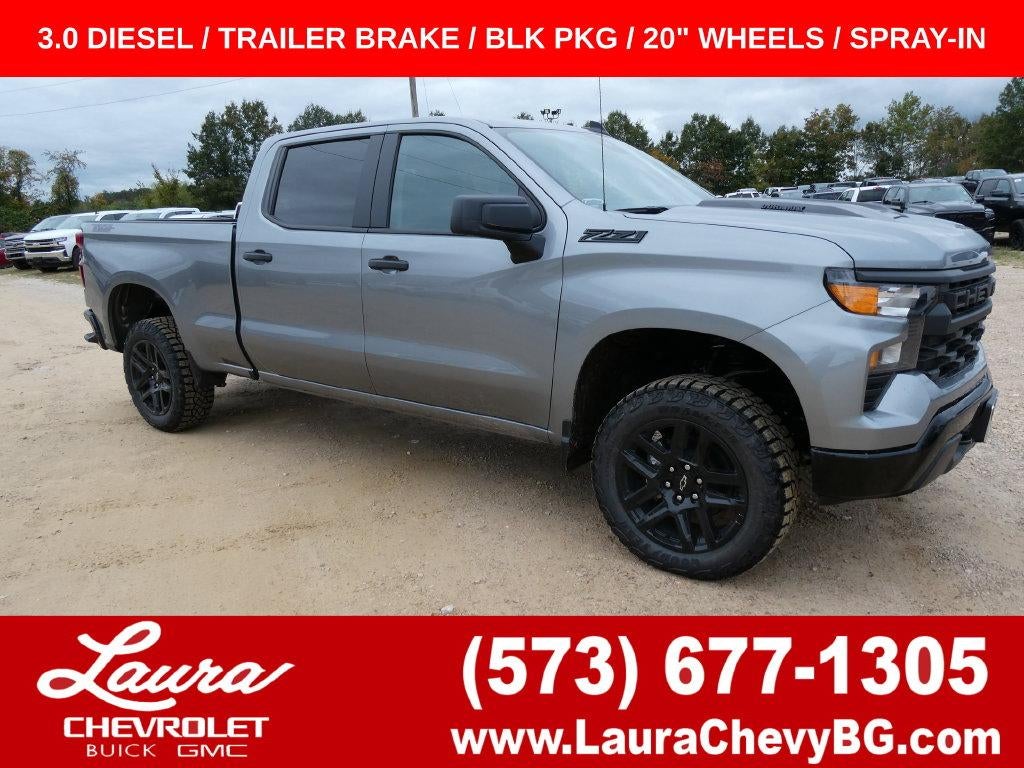 Sterling Gray Metallic 2026 Chevrolet Silverado 1500 Pickup Truck Four-Wheel Drive Automatic