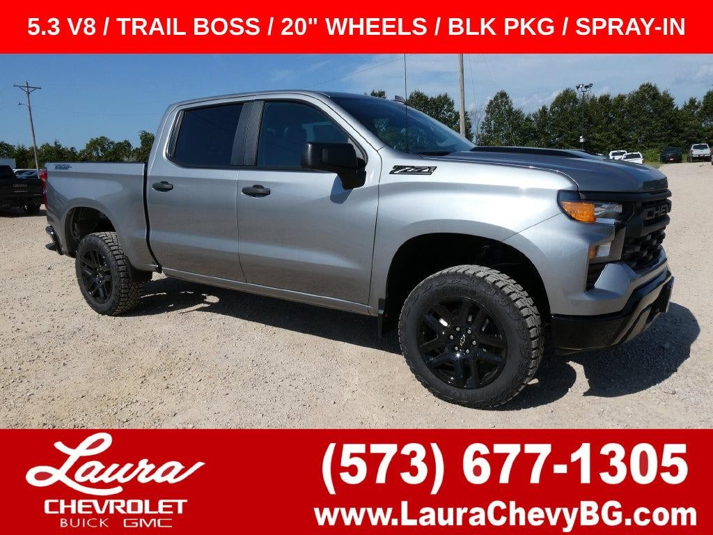 Sterling Gray Metallic 2026 Chevrolet Silverado 1500 Pickup Truck Four-Wheel Drive Automatic