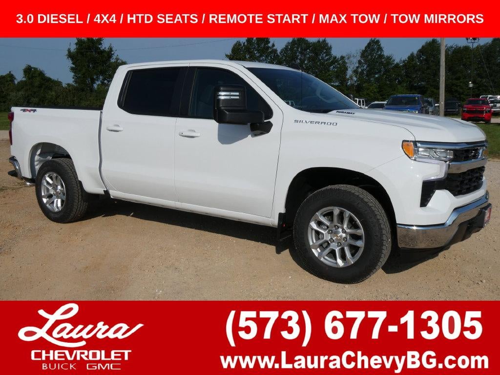 Summit White 2026 Chevrolet Silverado 1500 Pickup Truck Four-Wheel Drive Automatic