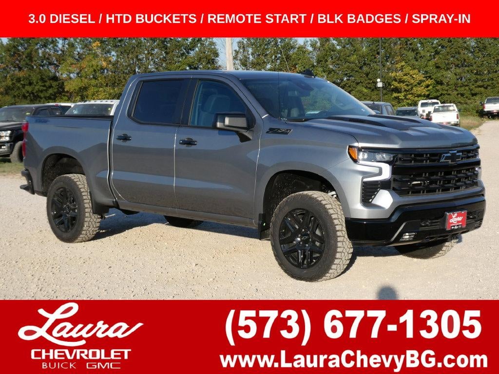 Sterling Gray Metallic 2026 Chevrolet Silverado 1500 Pickup Truck Four-Wheel Drive Automatic