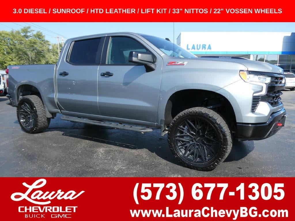Sterling Gray Metallic 2025 Chevrolet Silverado 1500 Pickup Truck Four-Wheel Drive Automatic