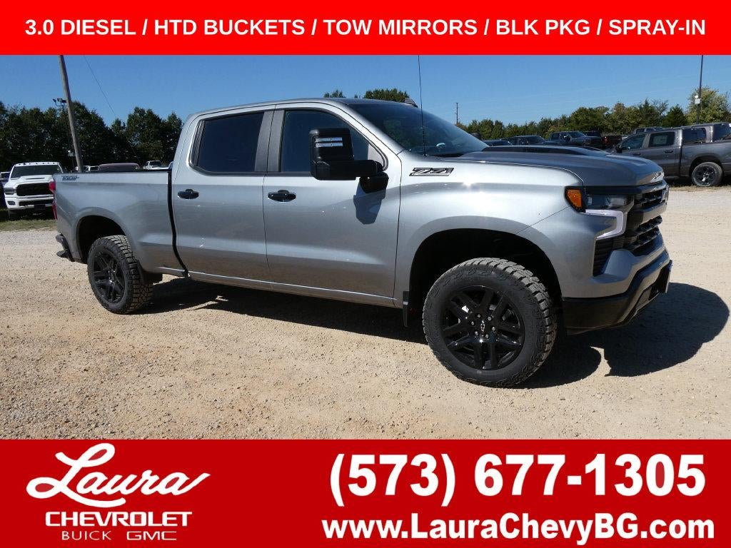 Sterling Gray Metallic 2026 Chevrolet Silverado 1500 Pickup Truck Four-Wheel Drive Automatic