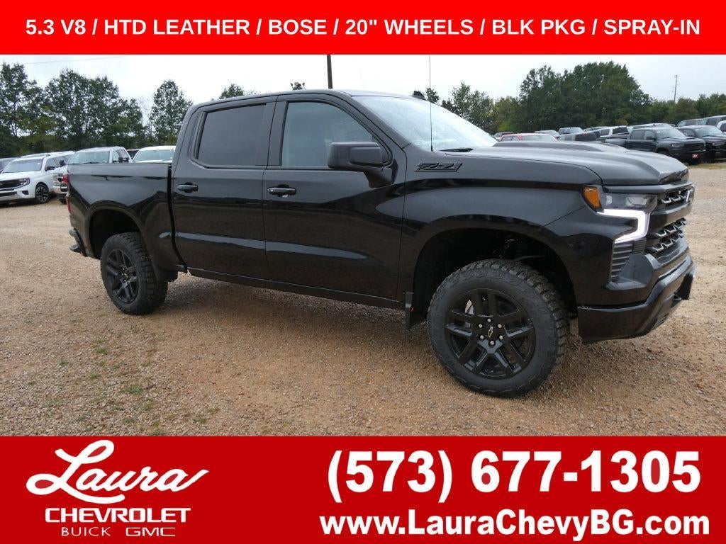 Black 2026 Chevrolet Silverado 1500 Pickup Truck Four-Wheel Drive Automatic