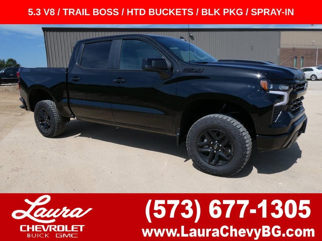 Black 2026 Chevrolet Silverado 1500 Pickup Truck Four-Wheel Drive Automatic