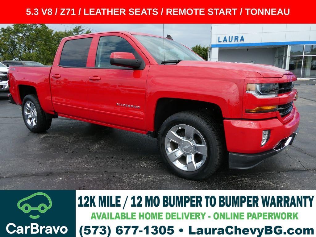 Red Hot 2018 Chevrolet Silverado 1500 Pickup Truck Four-Wheel Drive Automatic
