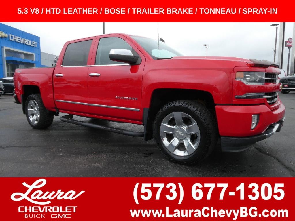 Red Hot 2016 Chevrolet Silverado 1500 Pickup Truck Four-Wheel Drive Automatic