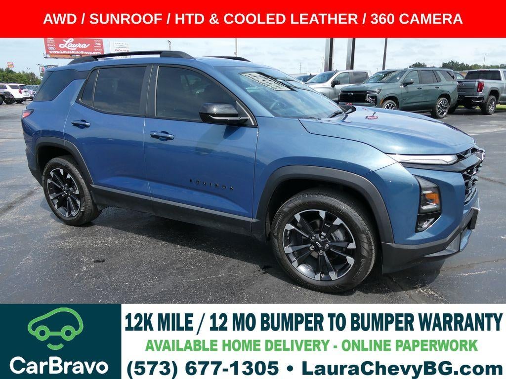 Lakeshore Blue Metallic 2025 Chevrolet Equinox SUV / Crossover Four-Wheel Drive Automatic