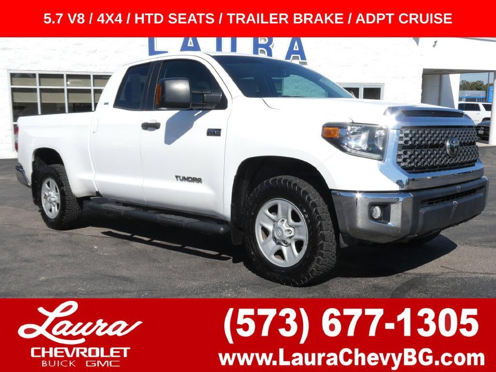 White 2021 Toyota Tundra Pickup Truck Four-Wheel Drive Automatic
