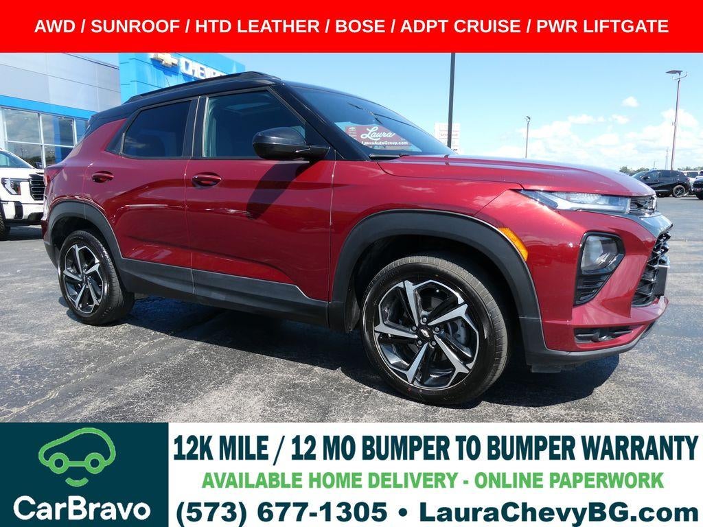 Red (Crimson Metallic) 2022 Chevrolet Trailblazer SUV / Crossover Four-Wheel Drive Automatic