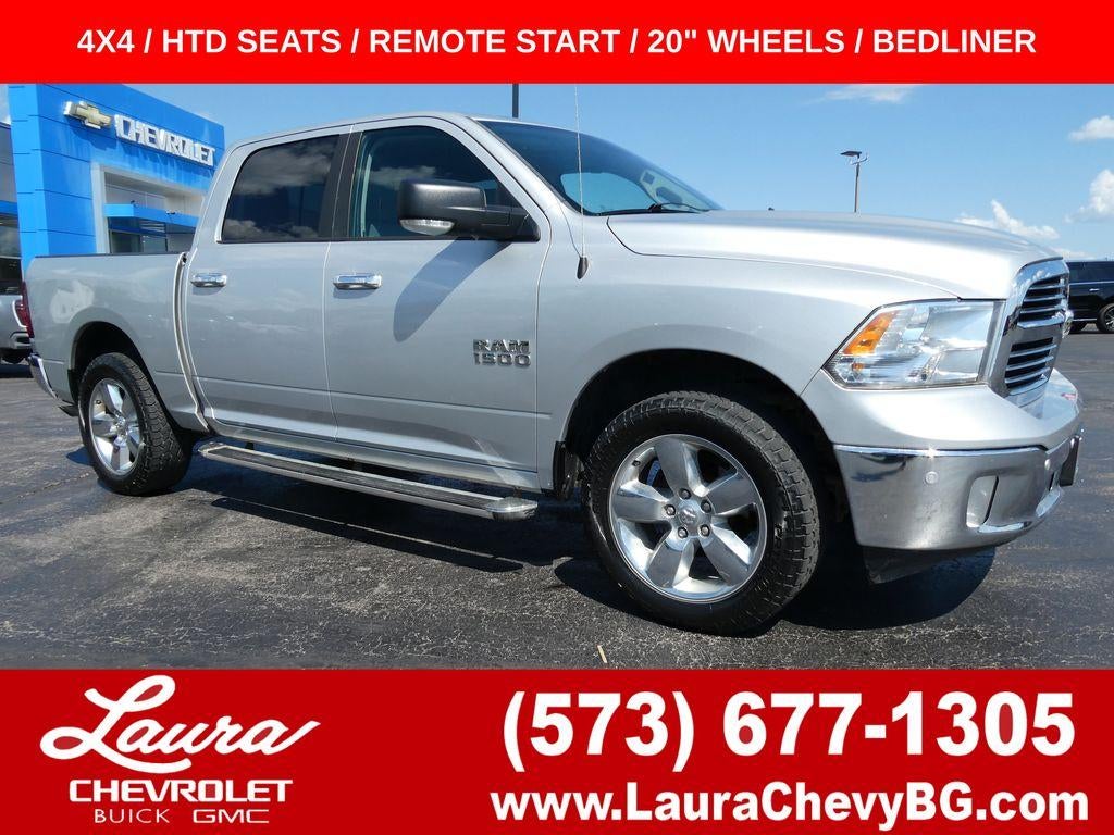 Silver 2015 RAM 1500 Pickup Truck Four-Wheel Drive Automatic