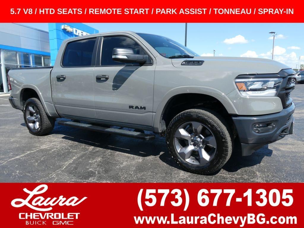Gray 2020 RAM 1500 Pickup Truck Four-Wheel Drive Automatic