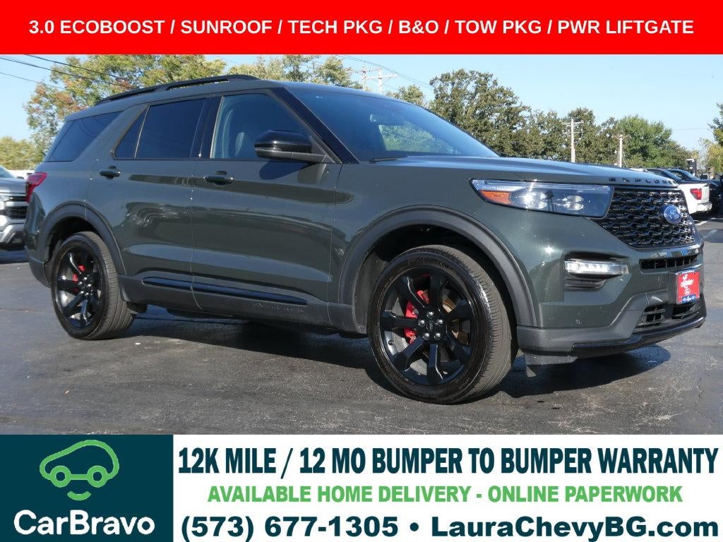 Green 2023 Ford Explorer SUV / Crossover All-Wheel Drive Automatic