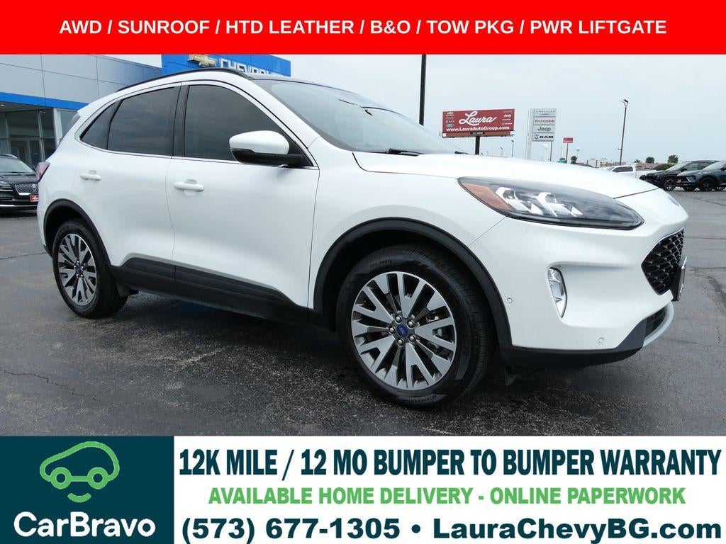 White 2020 Ford Escape SUV / Crossover All-Wheel Drive Automatic