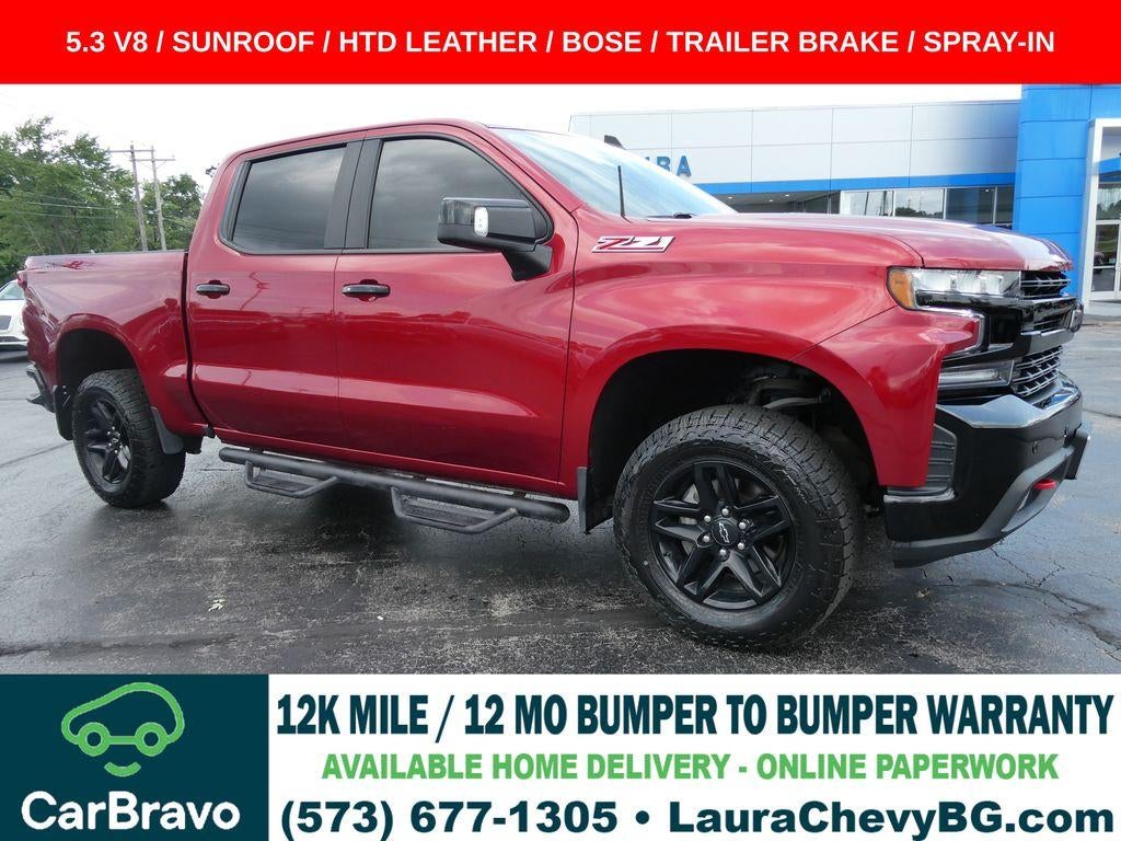 Cherry Red Tintcoat 2022 Chevrolet Silverado 1500 Pickup Truck Four-Wheel Drive Automatic