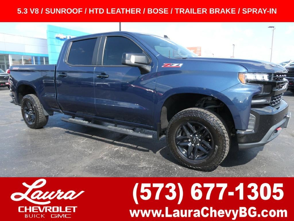 Northsky Blue Metallic 2019 Chevrolet Silverado 1500 Pickup Truck Four-Wheel Drive Automatic