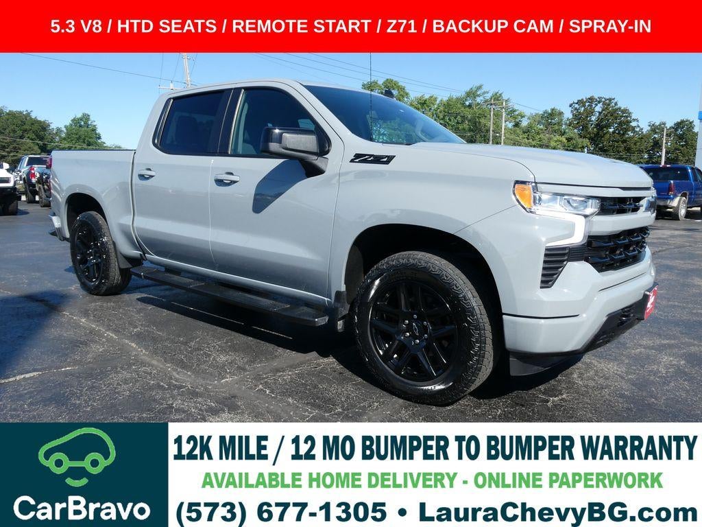 Slate Gray Metallic 2024 Chevrolet Silverado 1500 Pickup Truck Four-Wheel Drive Automatic