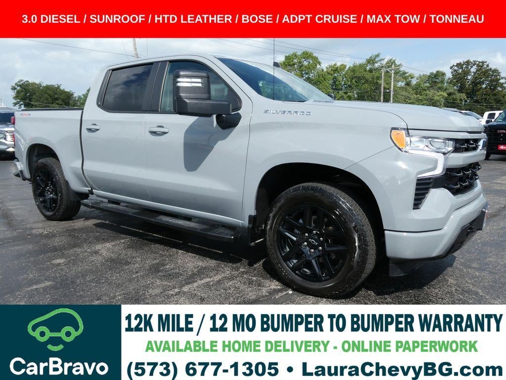 Slate Gray Metallic 2025 Chevrolet Silverado 1500 Pickup Truck Four-Wheel Drive Automatic