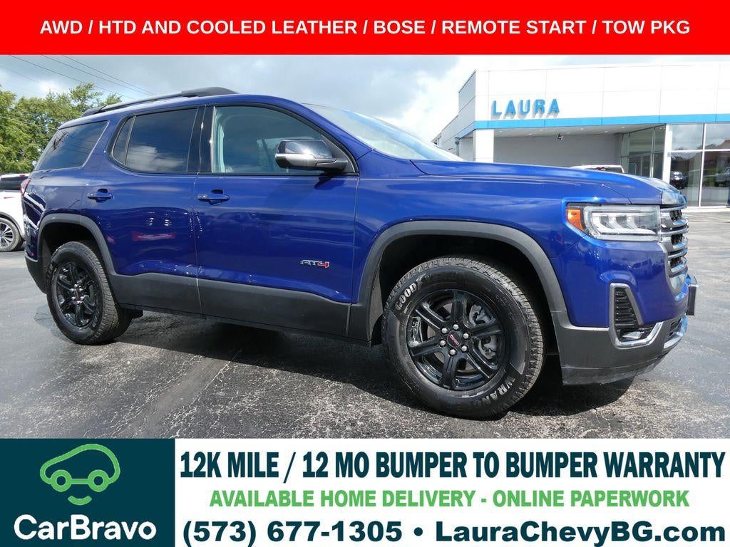 Ultra Blue Metallic 2023 GMC Acadia SUV / Crossover Four-Wheel Drive Automatic