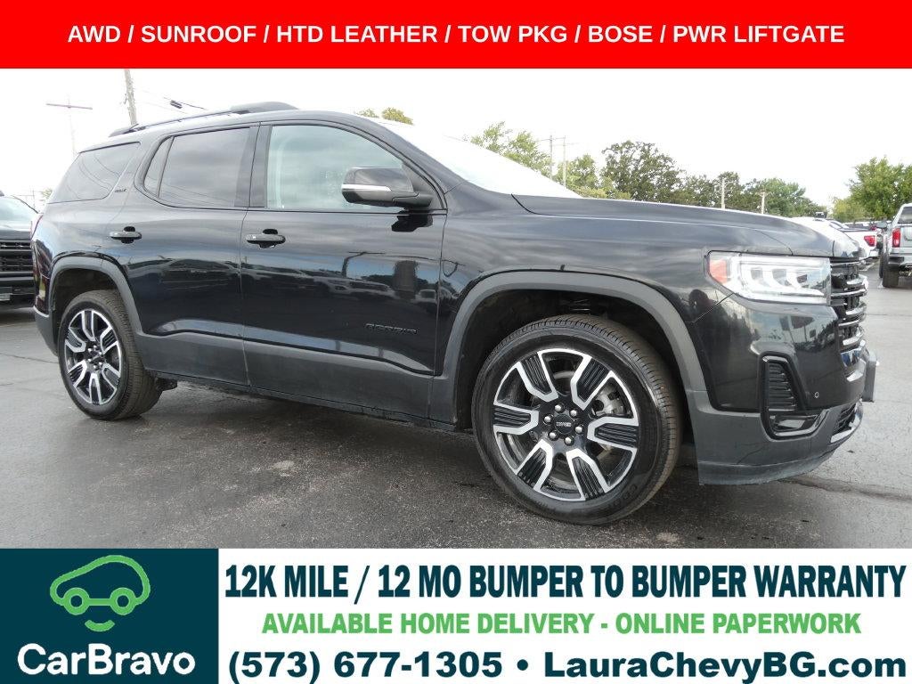 Black (Ebony Twilight Metallic) 2021 GMC Acadia SUV / Crossover Four-Wheel Drive Automatic