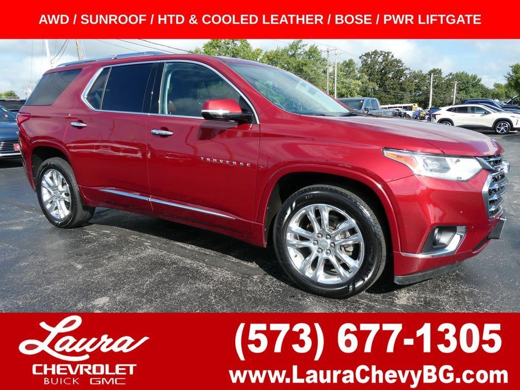 Cajun Red Tintcoat 2018 Chevrolet Traverse SUV / Crossover Four-Wheel Drive Automatic