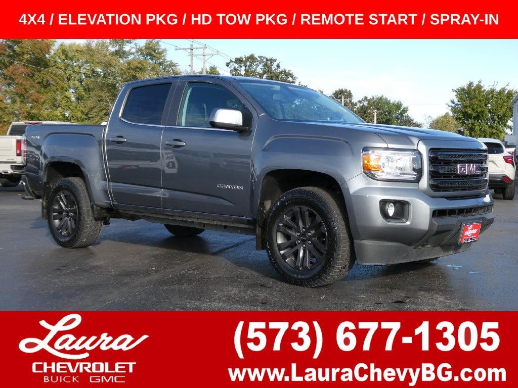 Gray (Satin Steel Metallic) 2020 GMC Canyon Pickup Truck Four-Wheel Drive Automatic