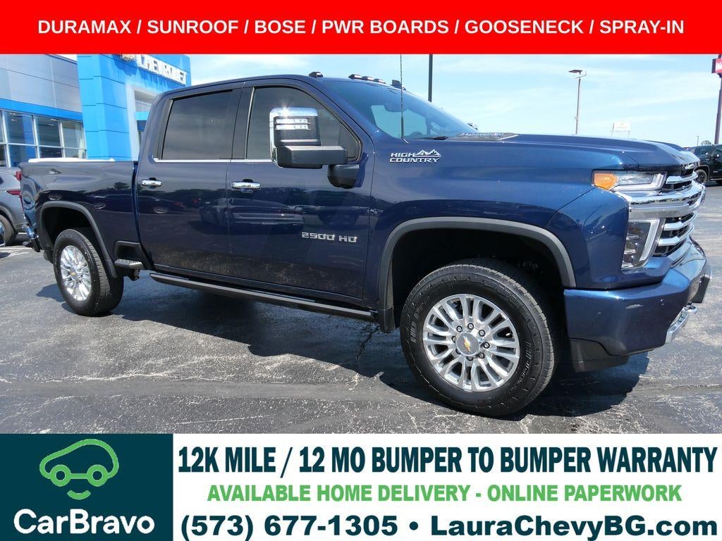 Northsky Blue Metallic 2022 Chevrolet Silverado 2500HD Pickup Truck Four-Wheel Drive Automatic