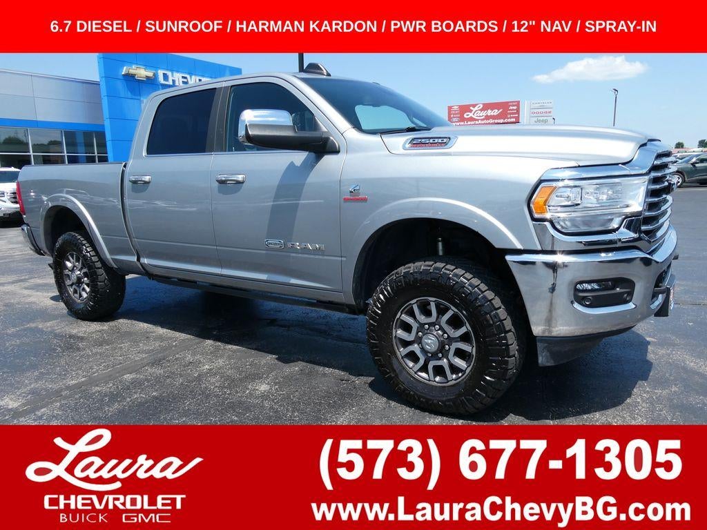 Silver 2022 RAM 2500 Pickup Truck Four-Wheel Drive Automatic