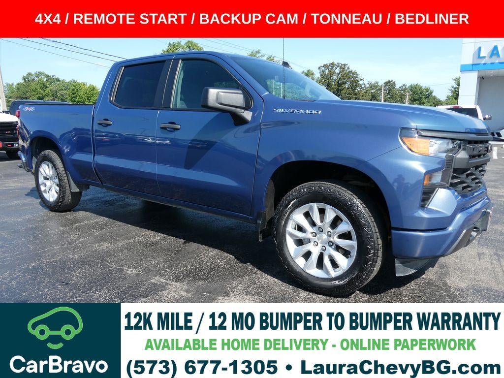 Lakeshore Blue Metallic 2024 Chevrolet Silverado 1500 Pickup Truck Four-Wheel Drive Automatic