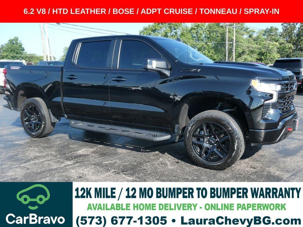 Black 2022 Chevrolet Silverado 1500 Pickup Truck Four-Wheel Drive Automatic