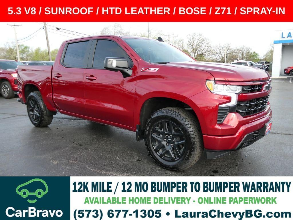 Radiant Red Tintcoat 2025 Chevrolet Silverado 1500 Pickup Truck Four-Wheel Drive Automatic
