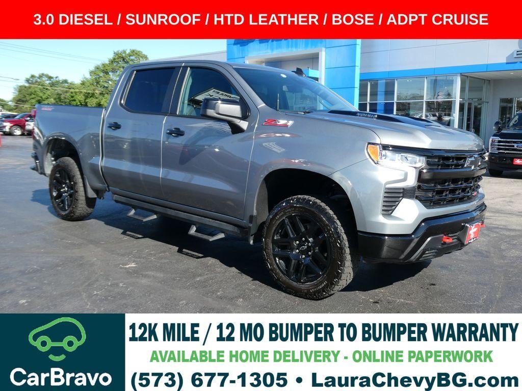 Sterling Gray Metallic 2025 Chevrolet Silverado 1500 Pickup Truck Four-Wheel Drive Automatic