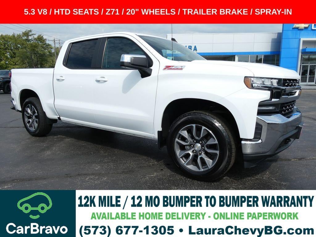 Summit White 2020 Chevrolet Silverado 1500 Pickup Truck Four-Wheel Drive Automatic