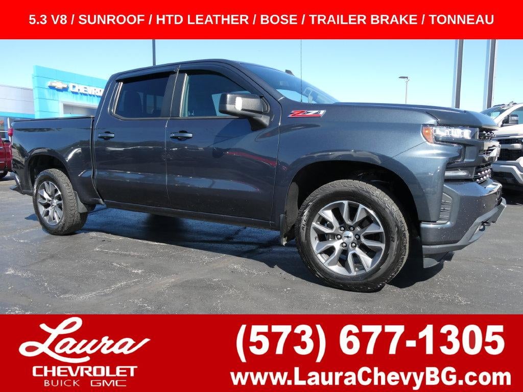 Shadow Gray Metallic 2020 Chevrolet Silverado 1500 Pickup Truck Four-Wheel Drive Automatic