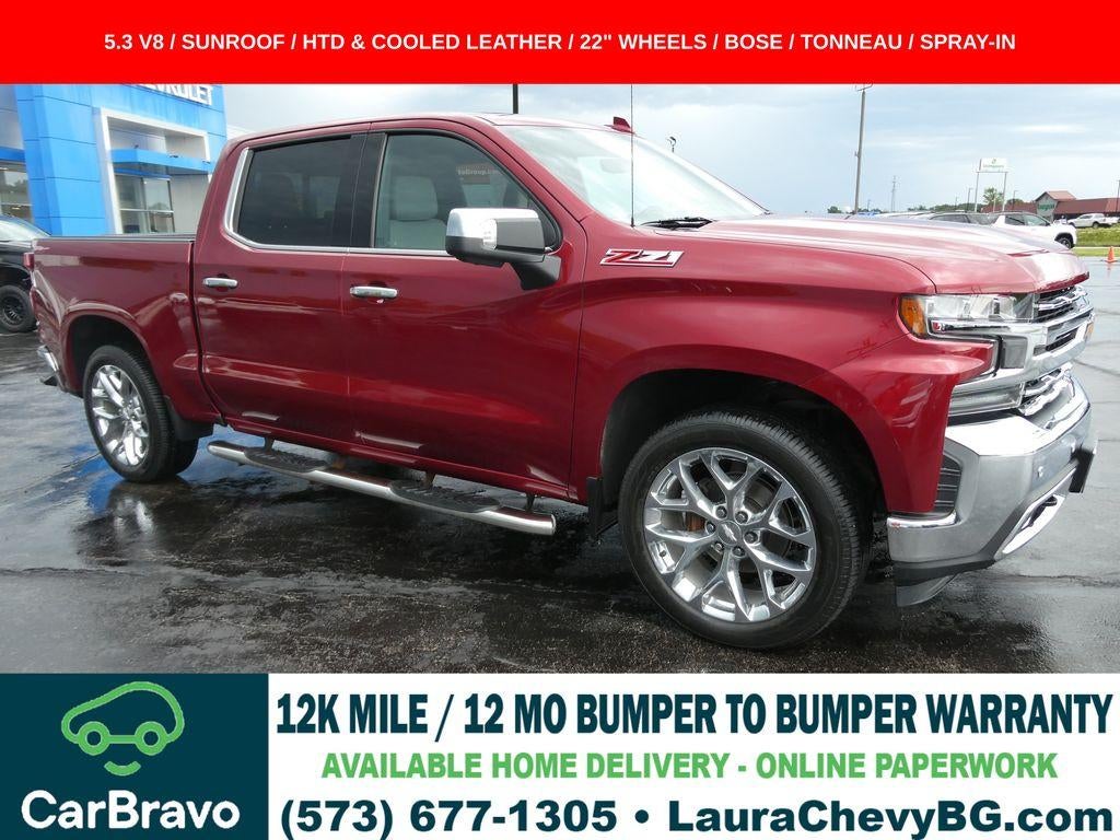 Cajun Red Tintcoat 2019 Chevrolet Silverado 1500 Pickup Truck Four-Wheel Drive Automatic
