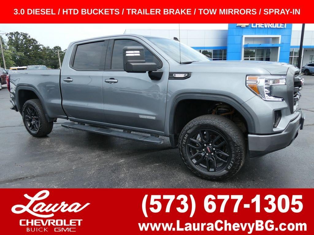 Gray (Satin Steel Metallic) 2021 GMC Sierra 1500 Pickup Truck Four-Wheel Drive Automatic