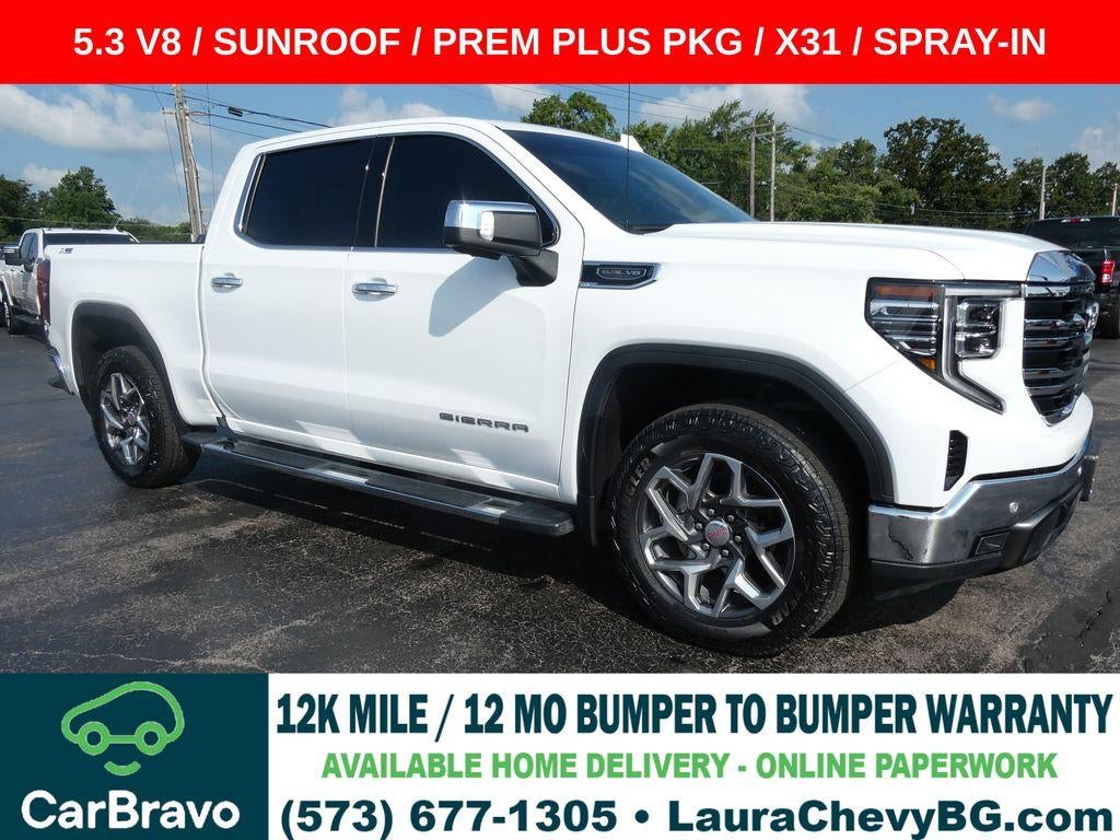 Summit White 2023 GMC Sierra 1500 Pickup Truck Four-Wheel Drive Automatic